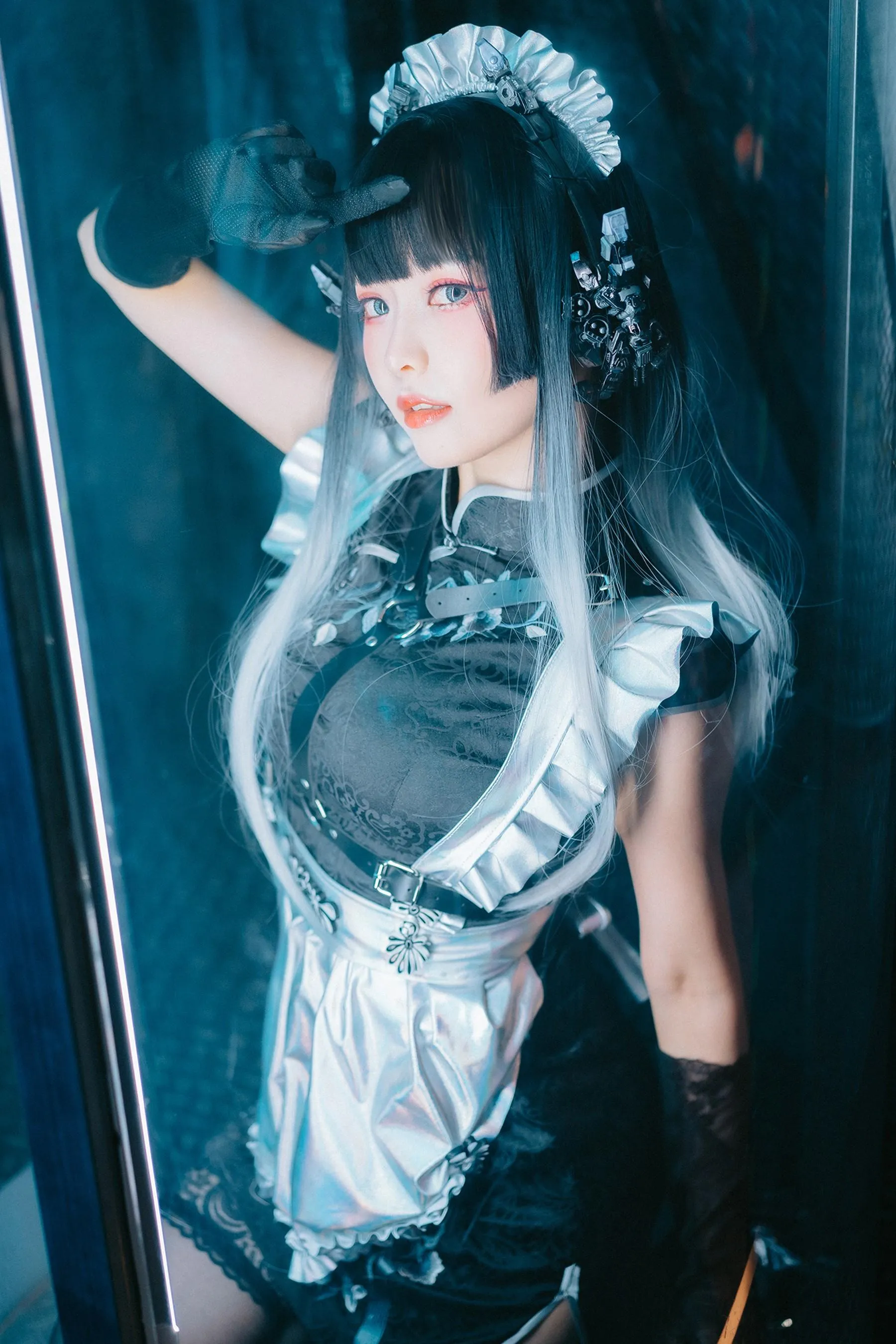 ElyEE子 – NO.117 賽博女僕 Melanite黑榴石 [31P]插图2